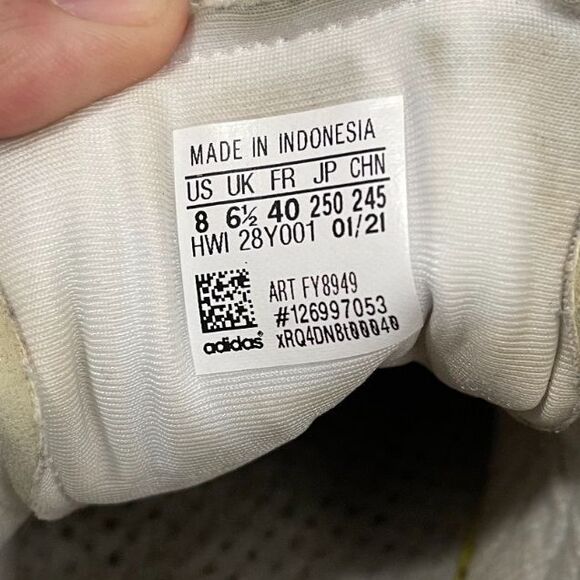 Adidas Grand Court Sneakers White Leopard Print Stripes Women's Size 8 - Picture 9 of 12